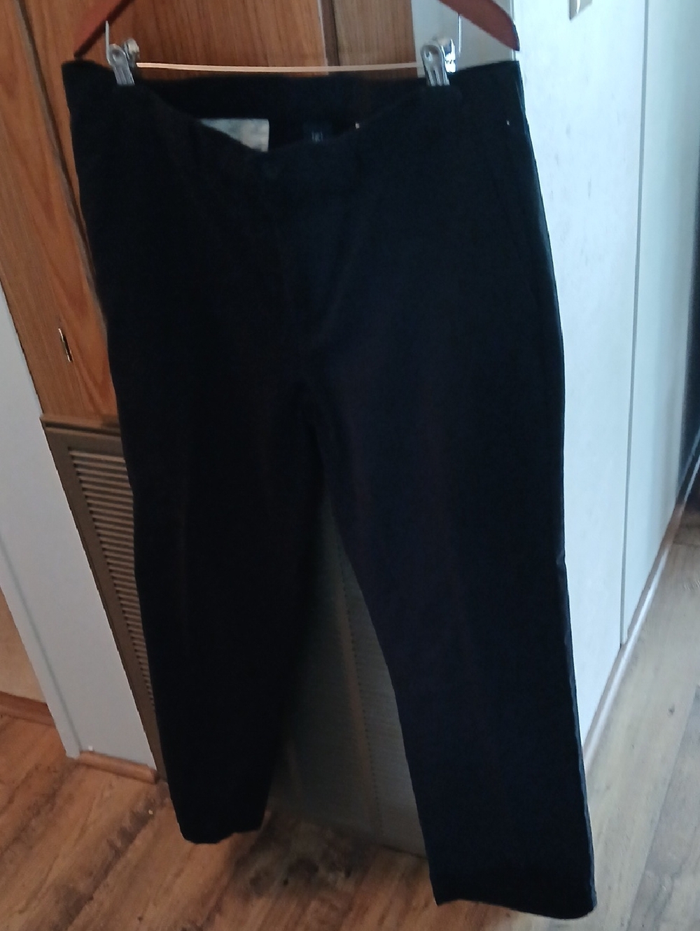 George Black Men's Straight Dress Pants